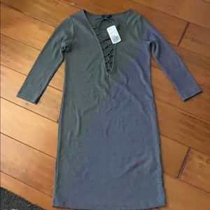 NWT Grey forever 21 mini dress